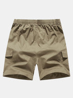 3 Pieces Chino Drawstring Cargo Shorts