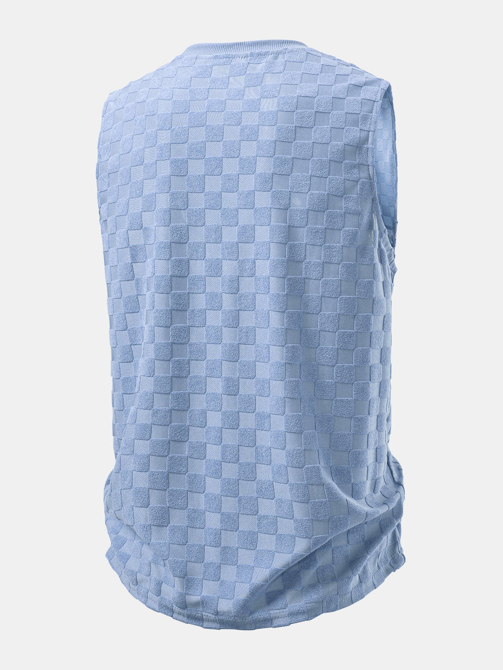 Checkerboard Jacquard Tank Top