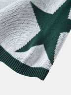 Contrast Number 7 Knit T-Shirt