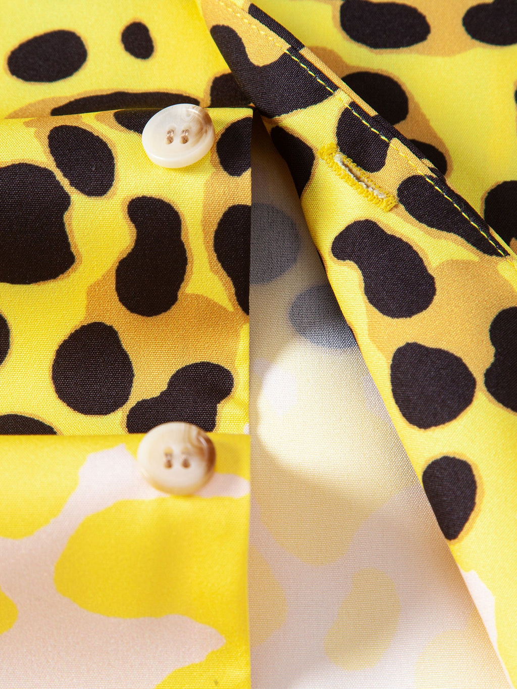 Leopard Print Button Up Shirt & Swim Shorts