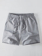 Relax Fit Crew Collar T-Shirt & Drawstring Jersey 7" Shorts