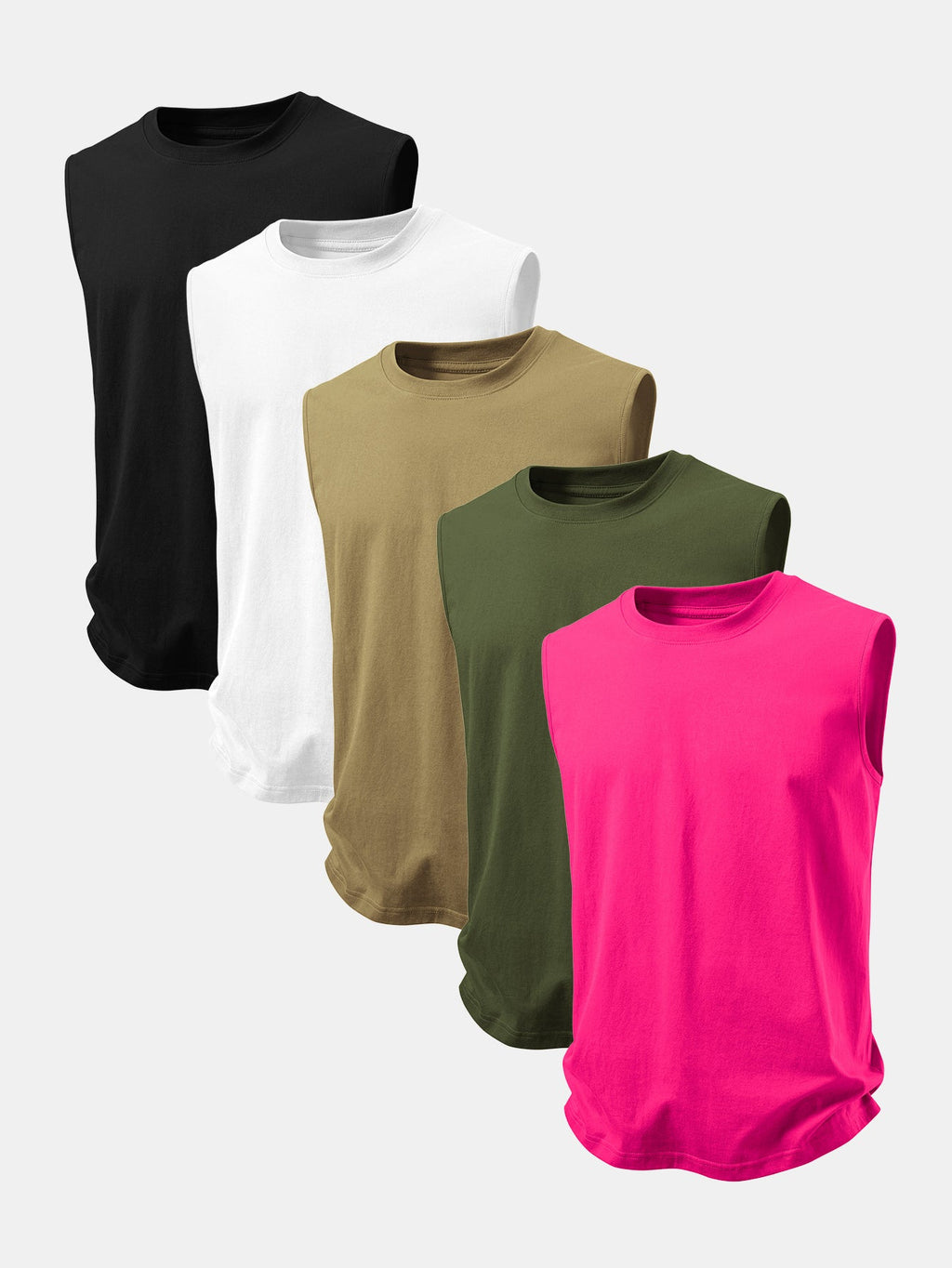 5 Pieces Basic Cotton Tank Top