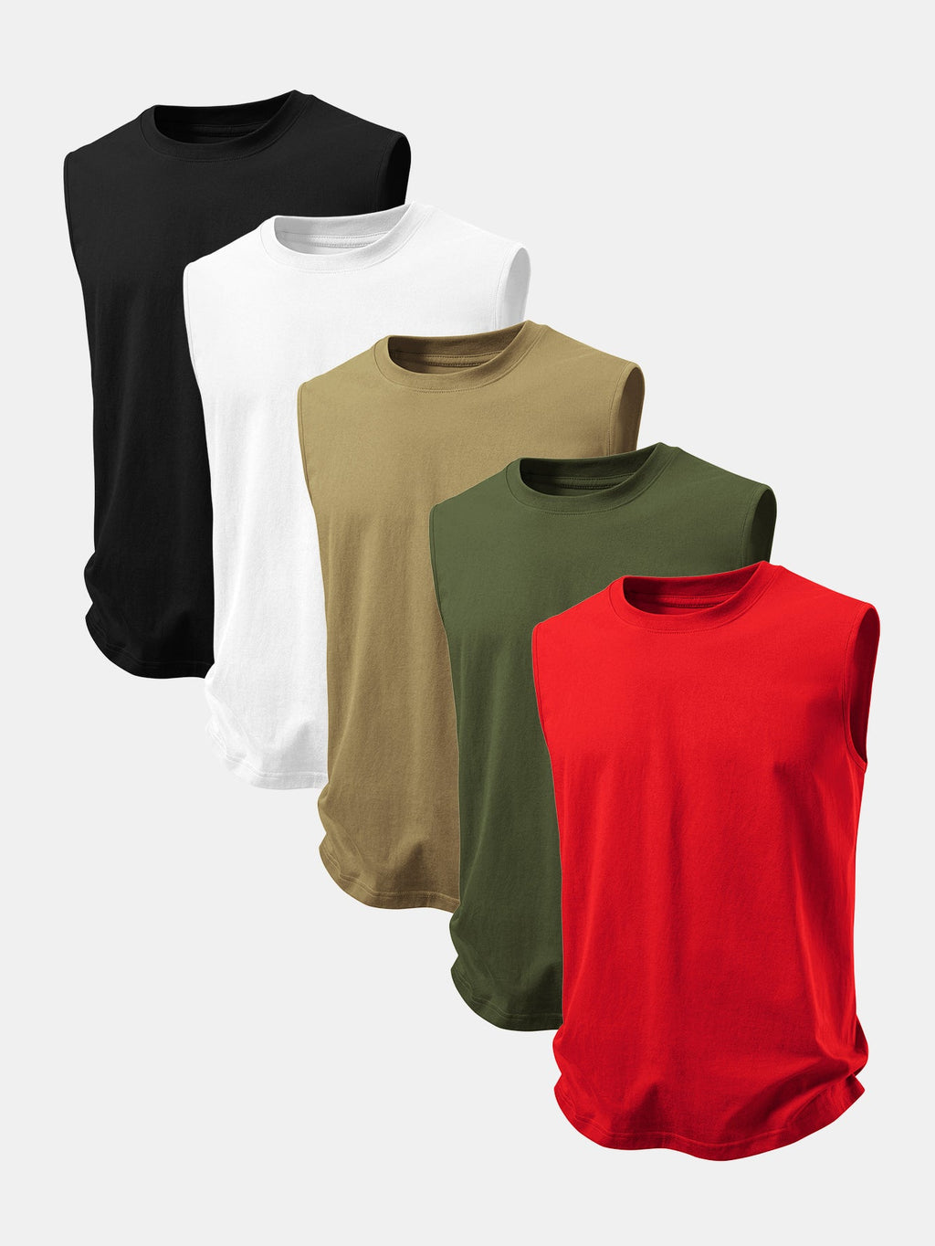 5 Pieces Basic Cotton Tank Top