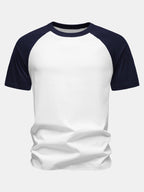 Cotton Raglan Sleeve T-Shirt