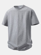 Relax Fit Crew Collar T-Shirt & Drawstring Jersey 7" Shorts