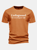 Regular Fit Undiagnosed Print Cotton T-Shirt
