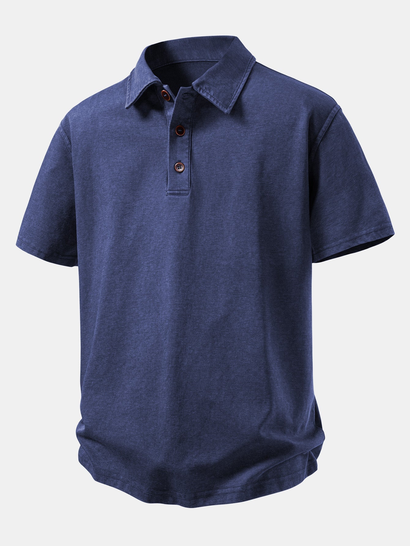Relax Fit Washed Distressed Polo