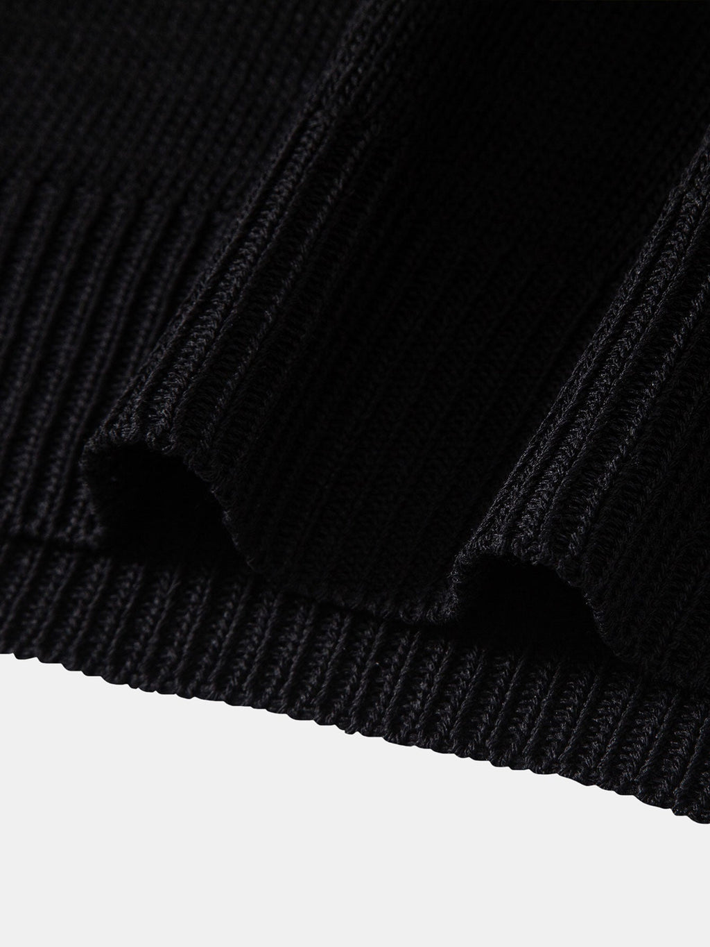 Vintage Contrast Varsity V Neck Knit T-Shirt