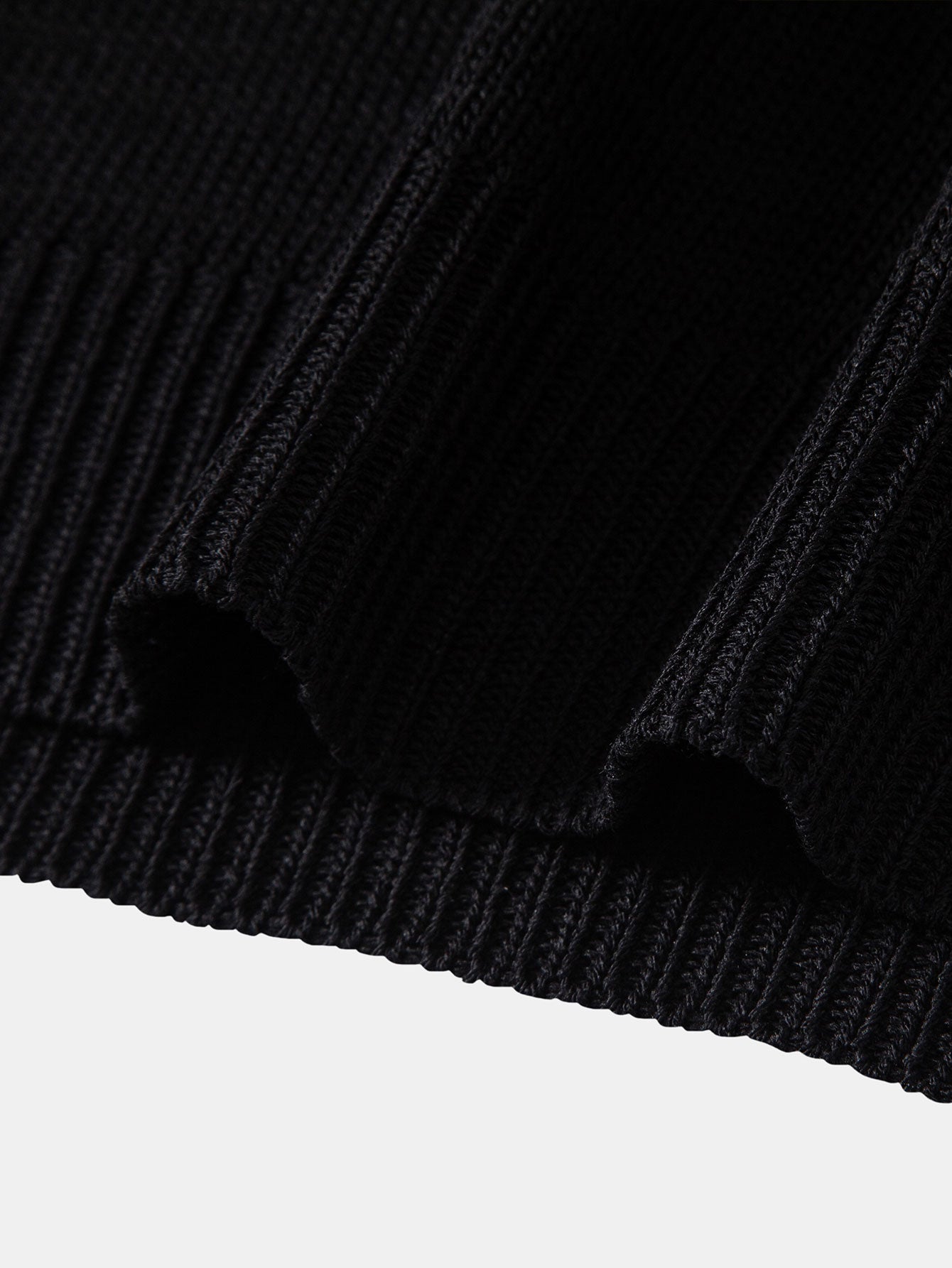 Vintage Contrast Varsity V Neck Knit T-Shirt