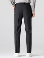 Twisted Jacquard Knit Polo & Slim Fit Tapered Trousers