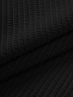 2 In 1 Ribbed Notched Collar T-Shirt & Ribbed 7" Shorts