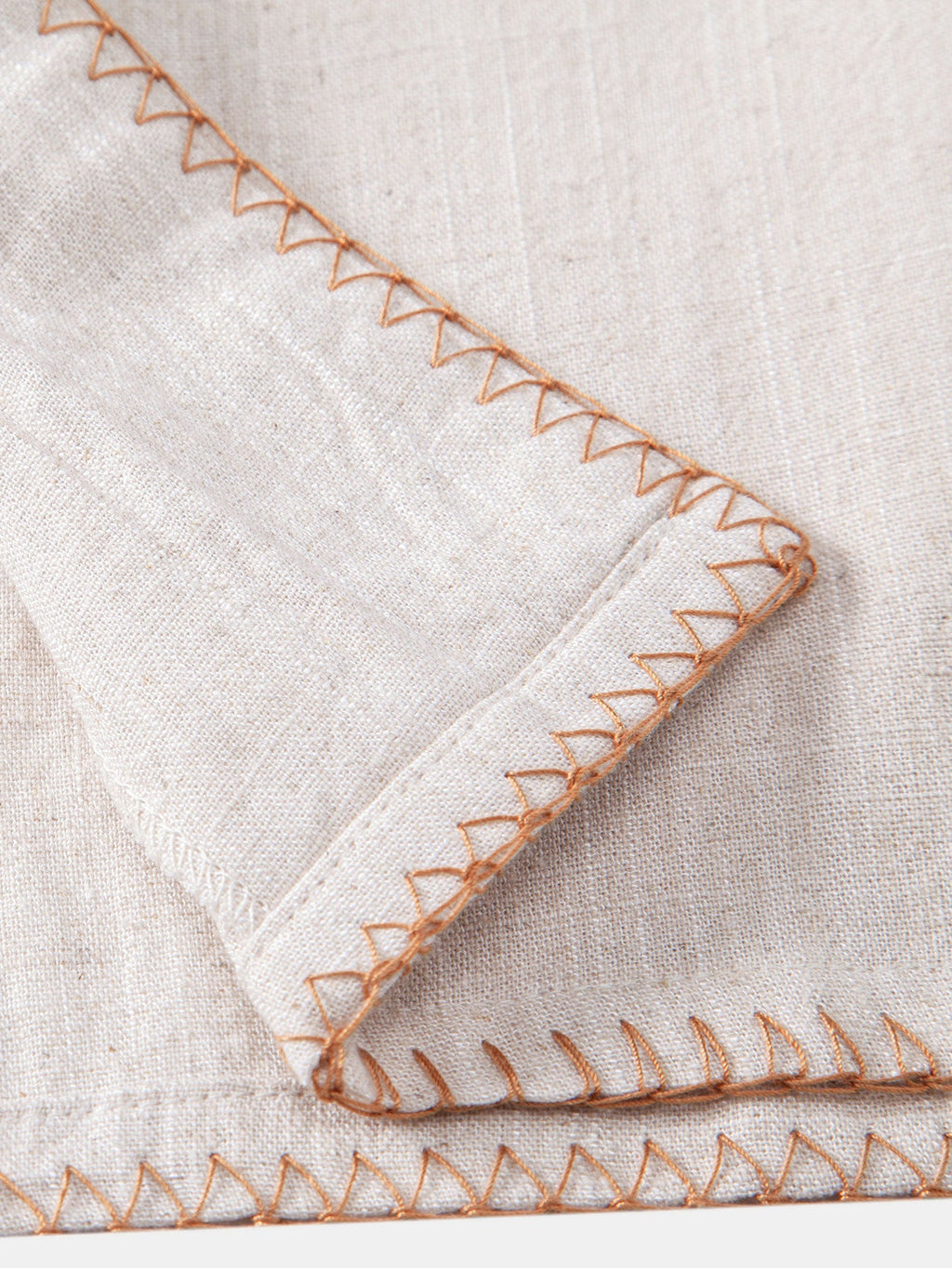 Contrast Stitching Linen Rayon Blend Cuban Shirt