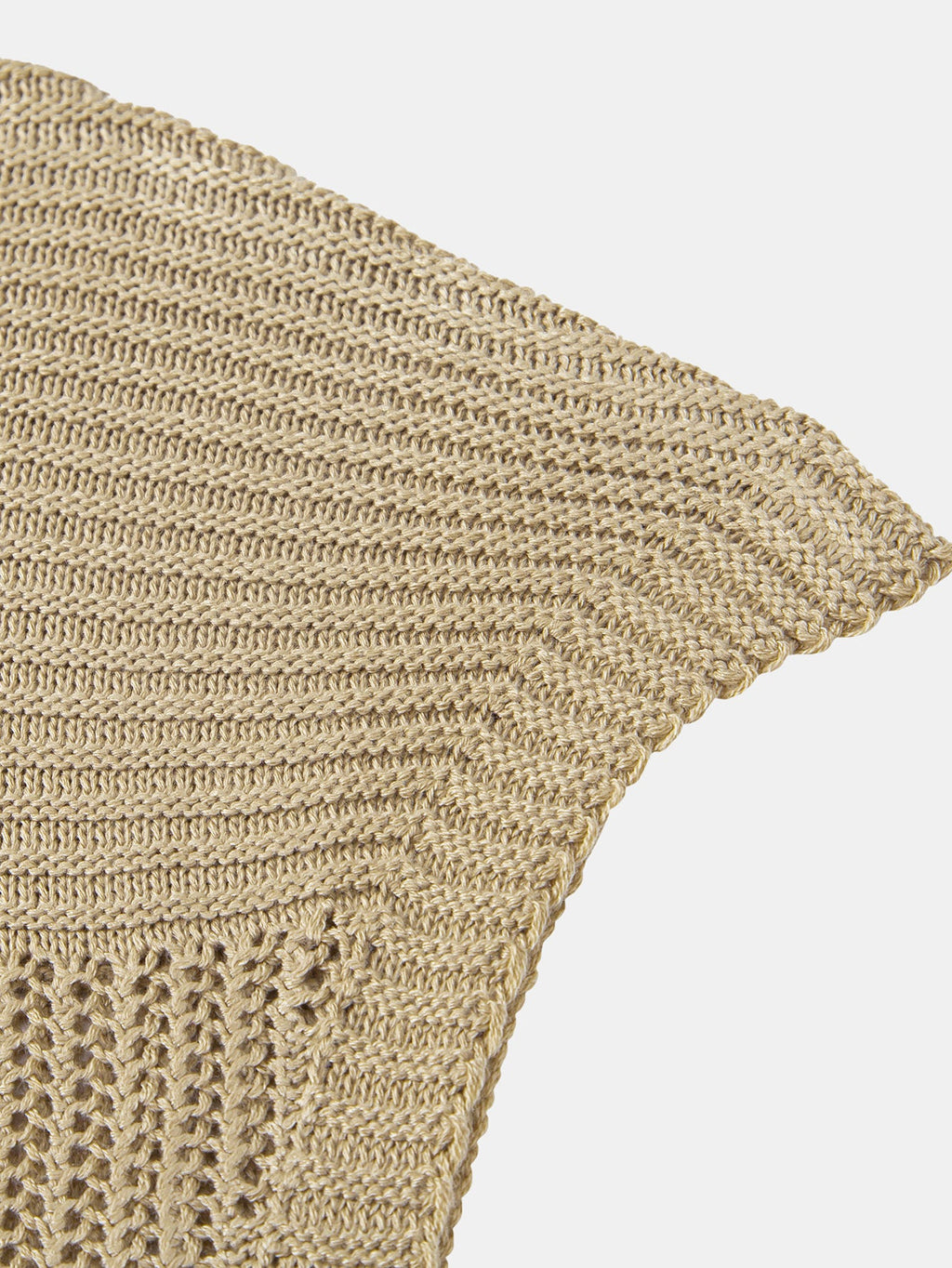 Open Knit Cap Sleeve Mesh Sweater T-Shirt