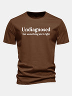 Regular Fit Undiagnosed Print Cotton T-Shirt