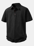 Relax Fit Washed Distressed Polo
