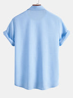 Linen Look Button Up Shirt