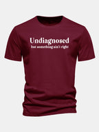 Regular Fit Undiagnosed Print Cotton T-Shirt
