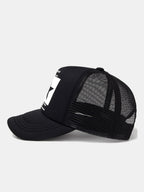 Star Graphic Trucker Cap | Mesh Back Adjustable Snapback Casual Streetwear Baseball Hat
