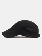 Quick Dry Perforated Vent Running Cap - Large Mesh Back Ultra Ventilated Adjustable Lightweight Athletic Hat