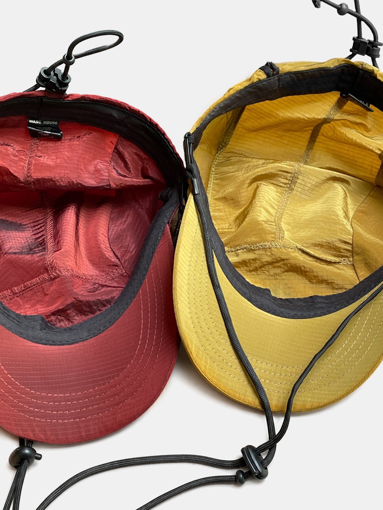 Quick Dry Lightweight Trail 5 Panel Cap | Mountain Logo Embroidery Rear Drawstring Adjustable Cord Lock Outdoor Climbing Sports Hat