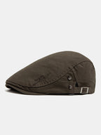 Classic Adjustable Flat Cap Lightweight Ivy Driving Golf Hat Unisex