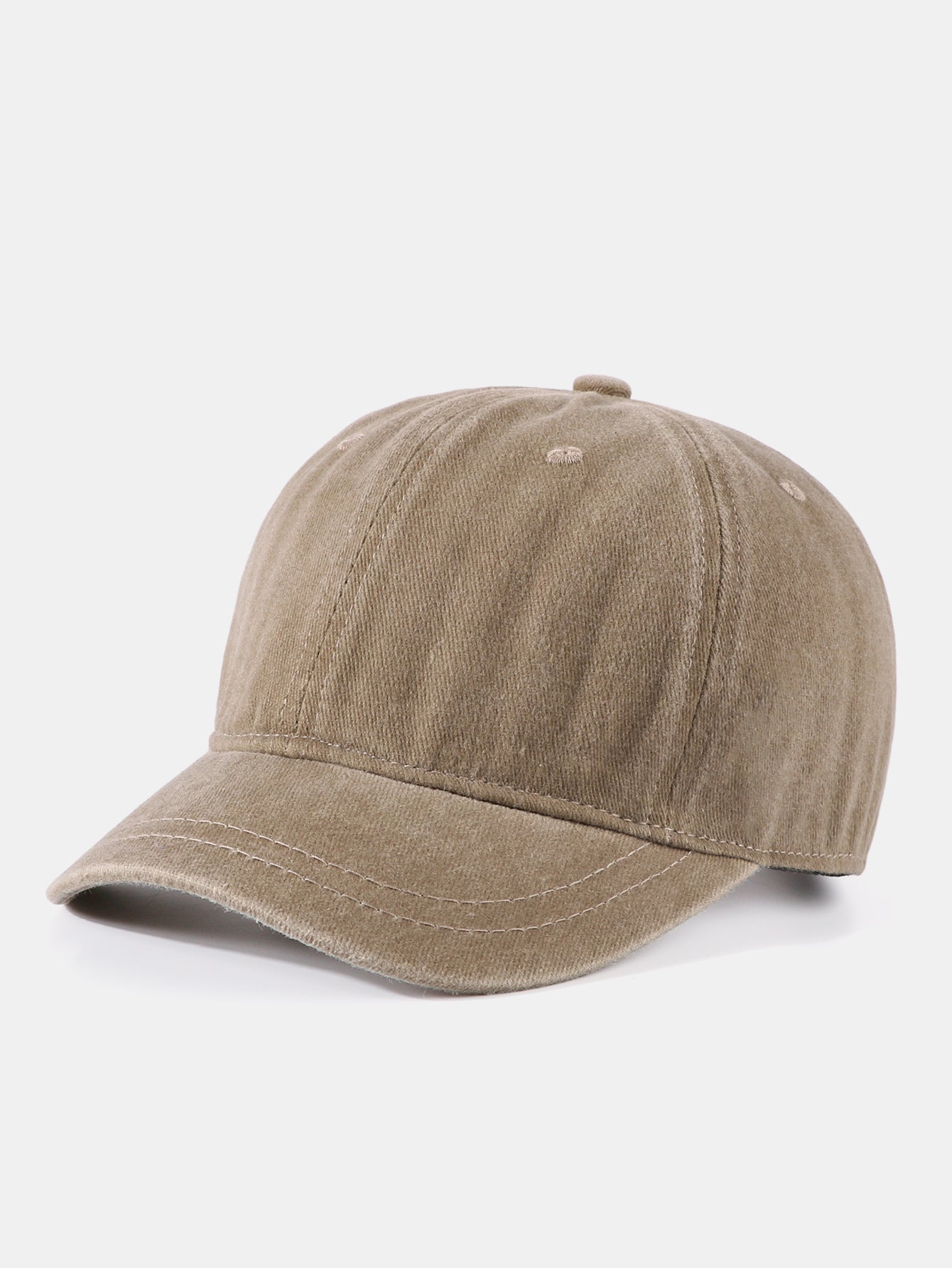 Vintage Washed Short Brim Baseball Cap