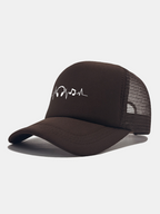Musical Heartbeat Print Mesh Baseball Cap