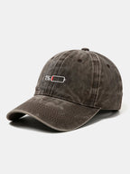 1% Battery Embroidered Washed Baseball Cap