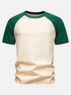 Cotton Raglan Sleeve T-Shirt