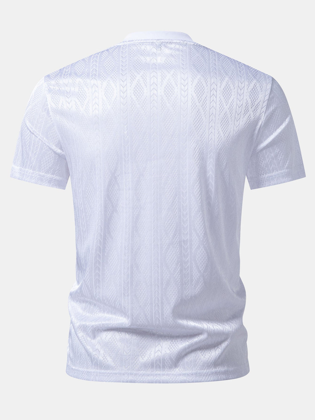 Geometry Jacquard Knit T-Shirt
