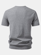 V-Neck Knit T-Shirt