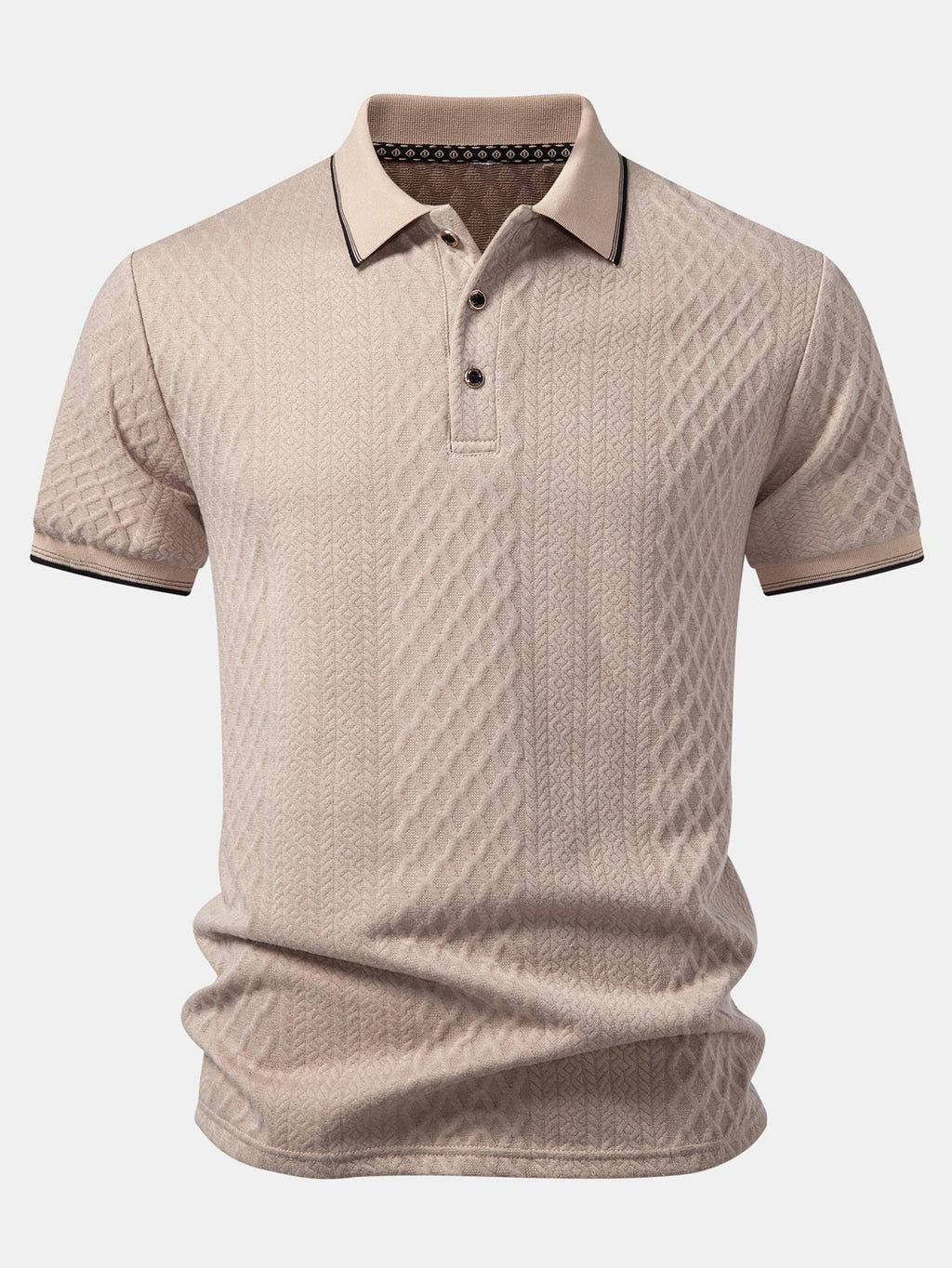 Geometry Jacquard Polo