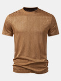 Geometry Jacquard Knit T-Shirt