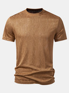 Geometry Jacquard Knit T-Shirt