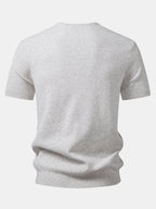 V-Neck Knit T-Shirt