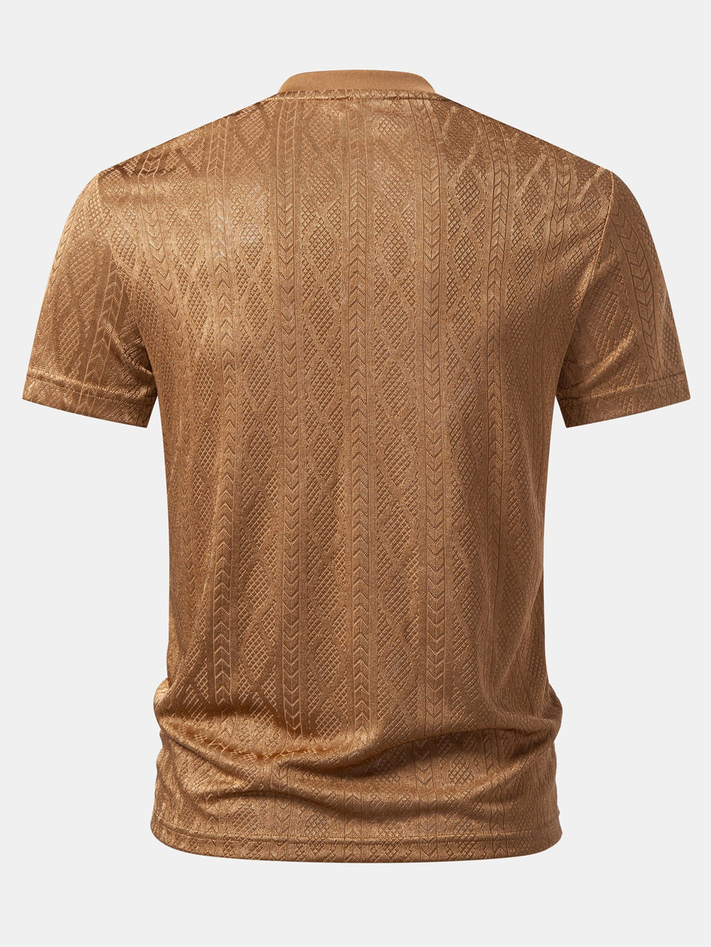 Geometry Jacquard Knit T-Shirt
