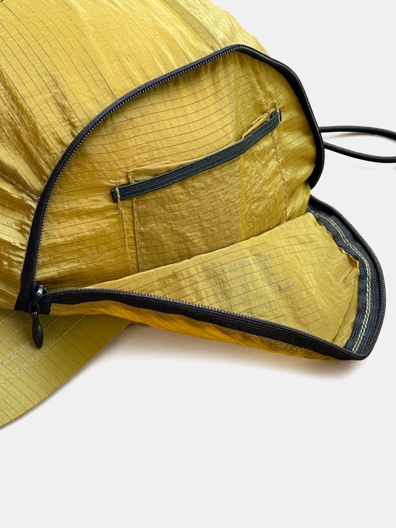 Quick Dry Lightweight Trail 5 Panel Cap | Mountain Logo Embroidery Rear Drawstring Adjustable Cord Lock Outdoor Climbing Sports Hat