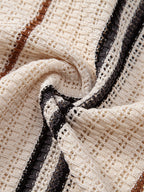 Stripe Textured Knit Shirt