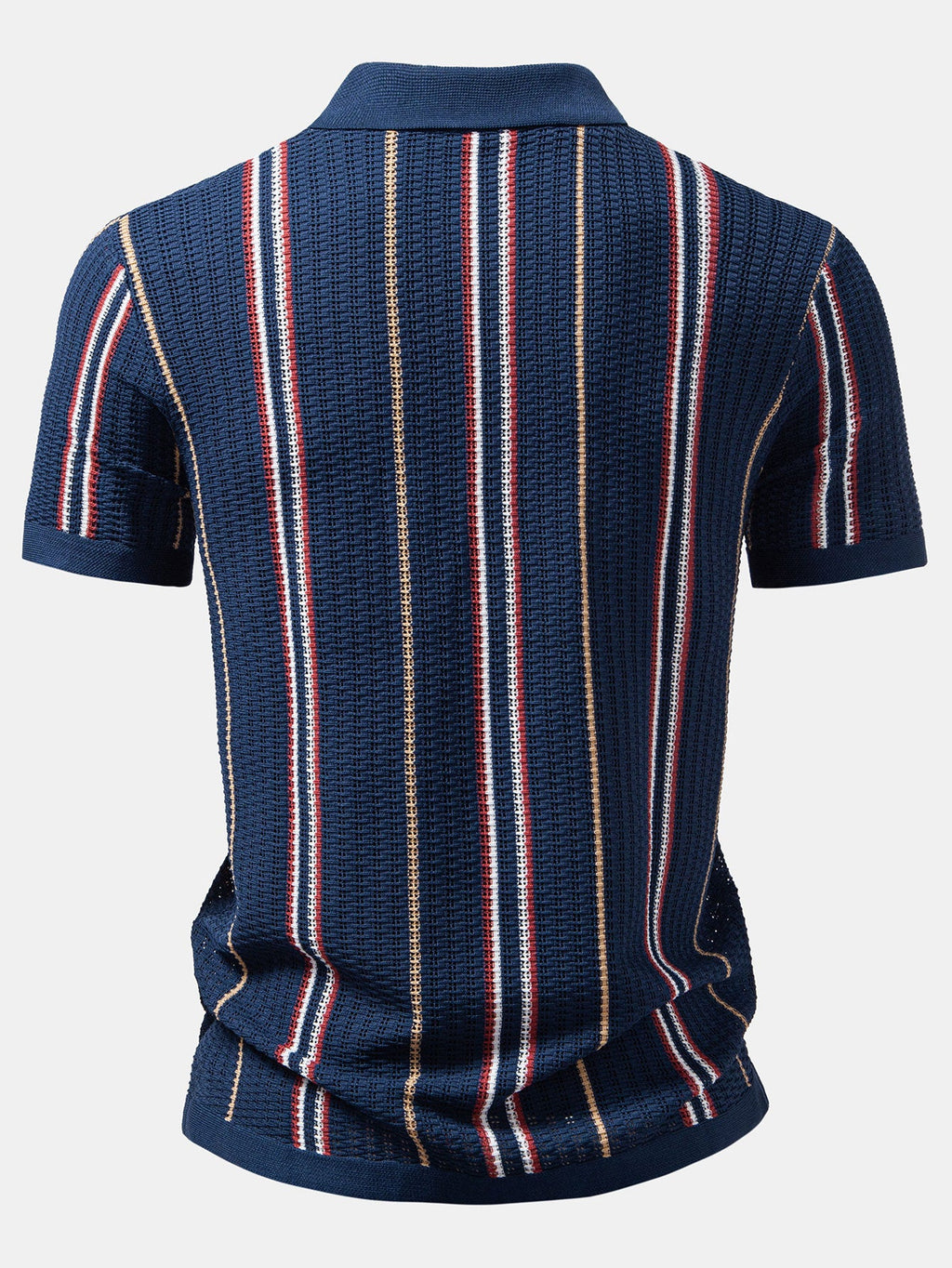 Stripe Textured Knit Shirt