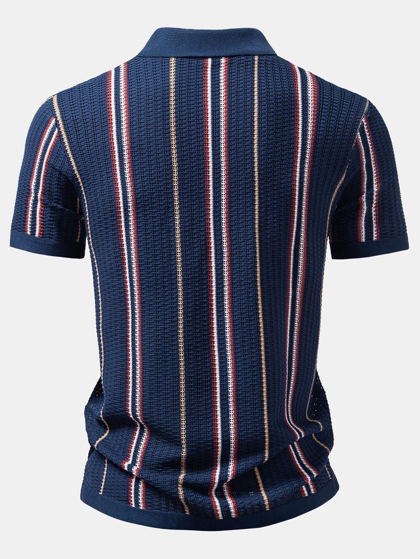 Stripe Textured Knit Shirt