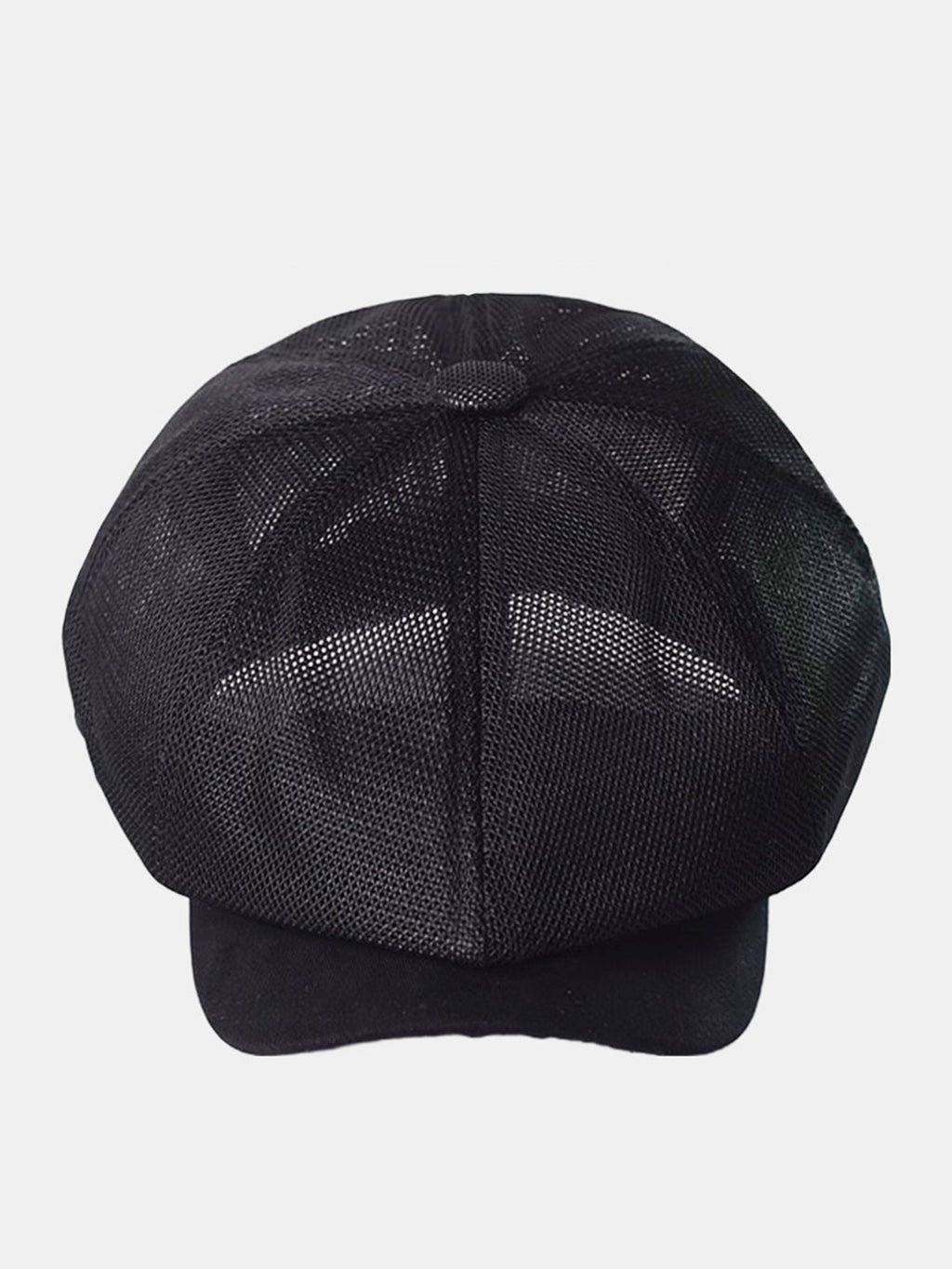 Ultra Breathable Full Mesh Ivy Cap | Quick Dry Cooling Six-Panel Crown Contrast Short Brim Lightweight Summer Gatsby Driving Flat Hat