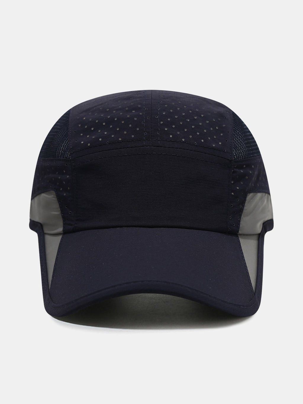 Quick Dry Vented Athletic Cap | Perforated Mesh Spliced Low Profile Lightweight Adjustable Running Sports Hat