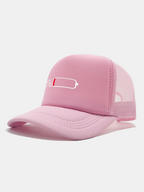 1% Battery Print Mesh Baseball Cap