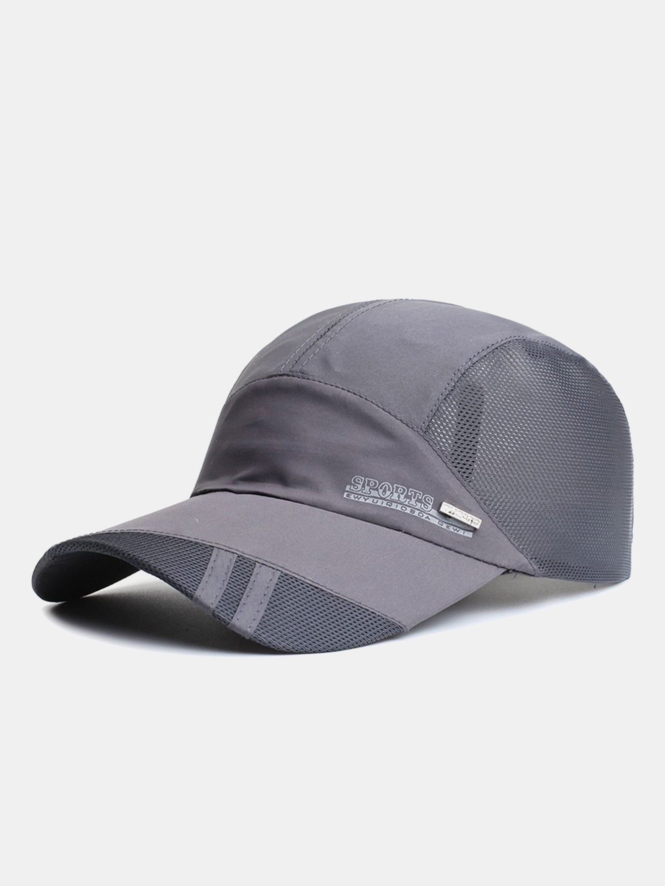 Quick Dry Mesh Back Sports Running Cap - Letter Print Ultra Ventilated Lightweight Adjustable Athletic Hat