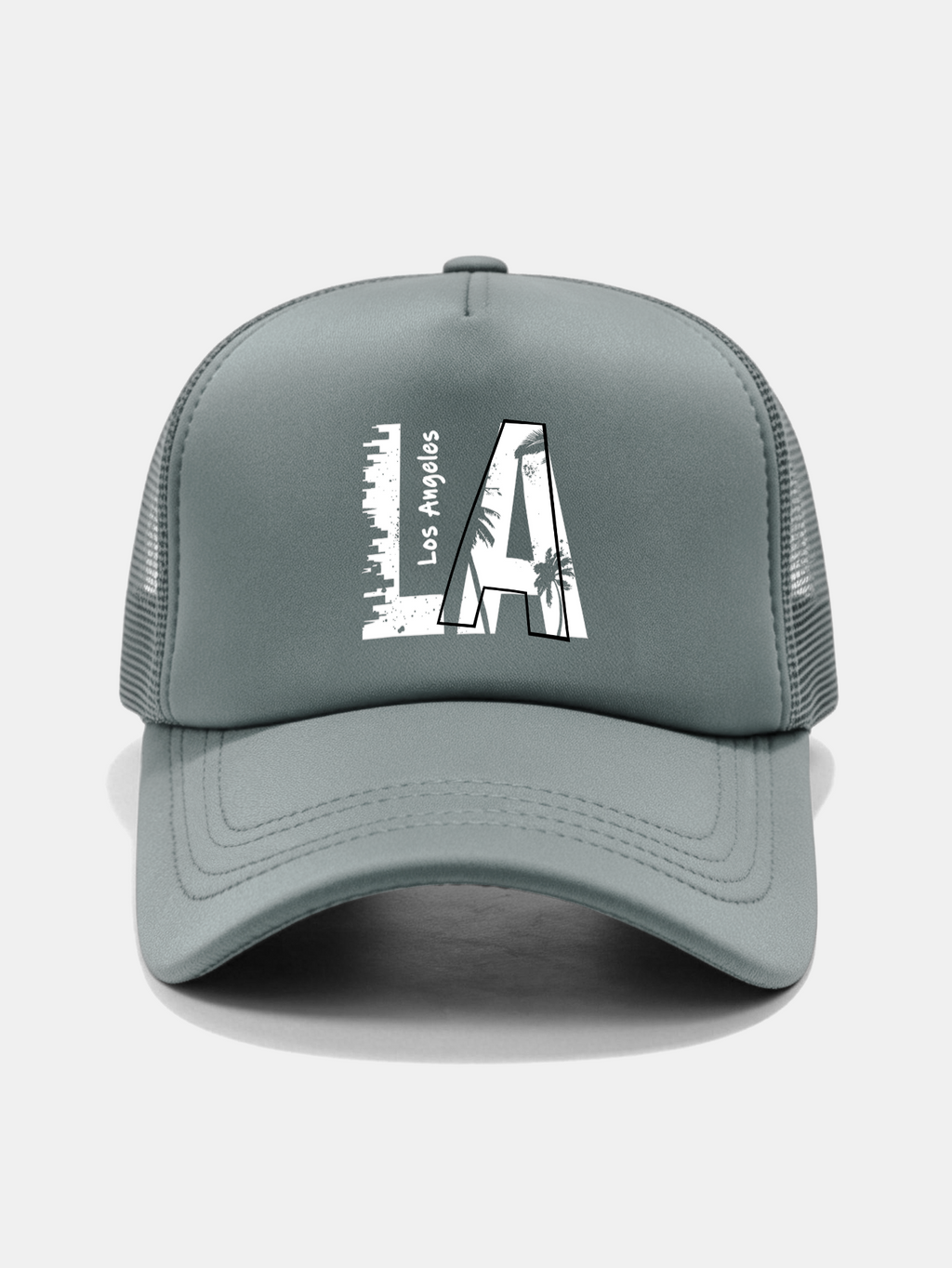 Los Angeles Print Mesh Baseball Cap