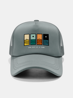 One Day At A Time Print Mesh Baseball Cap
