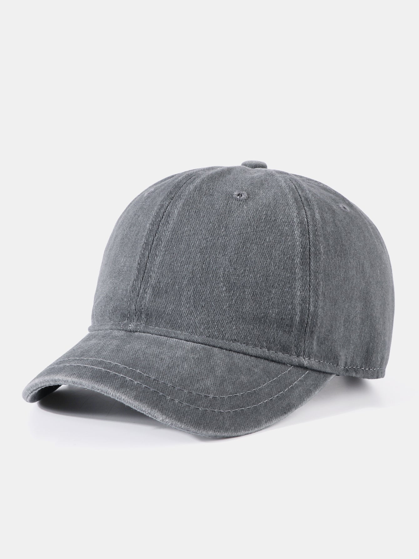 Vintage Washed Short Brim Baseball Cap