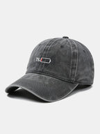 1% Battery Embroidered Washed Baseball Cap