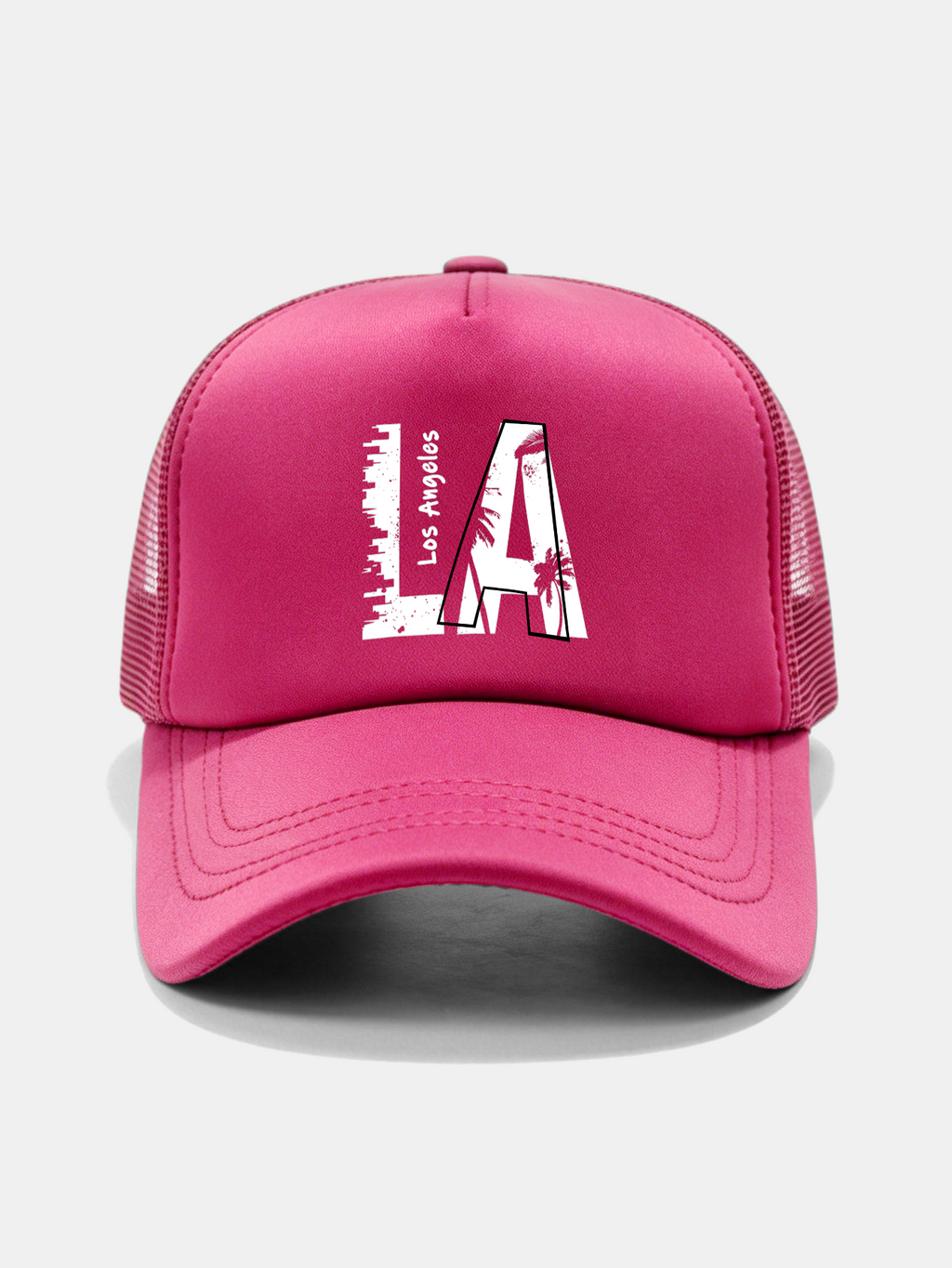 Los Angeles Print Mesh Baseball Cap