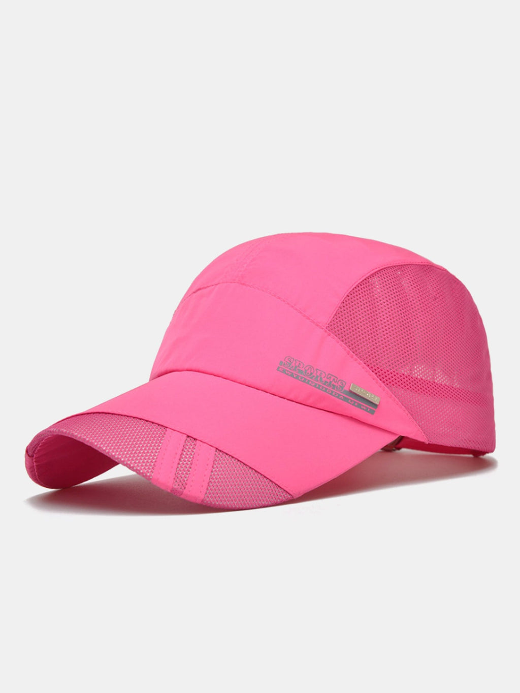 Quick Dry Mesh Back Sports Running Cap - Letter Print Ultra Ventilated Lightweight Adjustable Athletic Hat